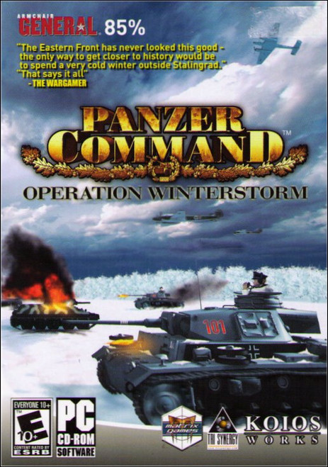 Panzer Command Operation Winter Storm PC Windows War Video Game