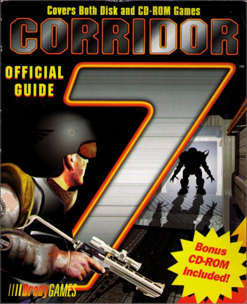 Corridor 7 PC Windows Brady Games Official Strategy Guide Book w/ CD-ROM