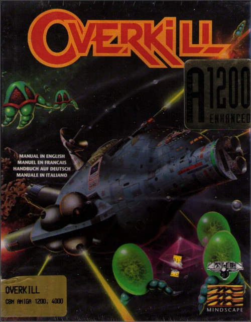 Overkill Amiga Commodore Mindscape Vintage Video Game