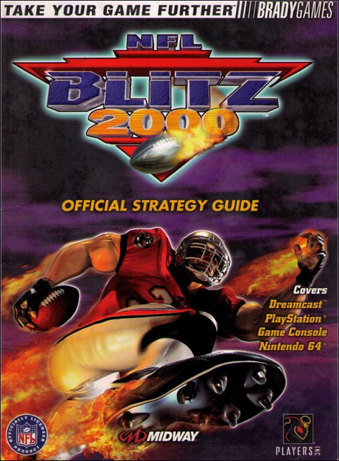 NFL Blitz 2000 Brady Games Official Strategy Guide Book