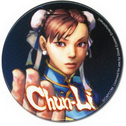 Street Fighter IV Chun-Li 2-Inch Video Game Button GE-6831