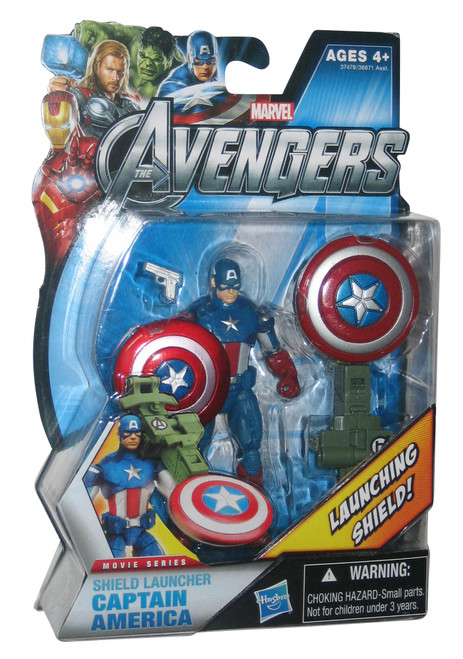 Marvel Avengers Movie Series Shield Launcher Captain America Hasbro Figure