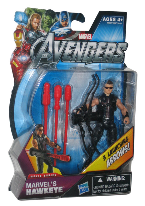 Marvel Avengers Movie Hawkeye Sunglasses Figure w/ Launching Arrows