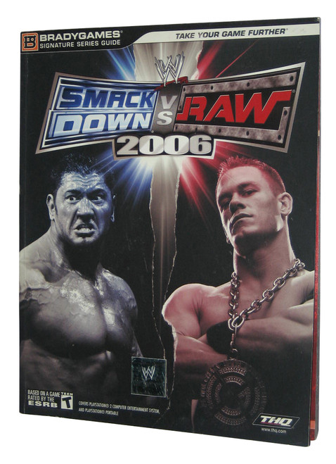 WWE SmackDown! vs. Raw 2006 Brady Games Official Strategy Guide Book