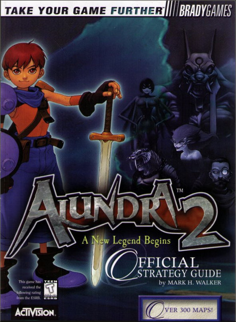 Alundra 2 Brady Games Official Strategy Guide Book