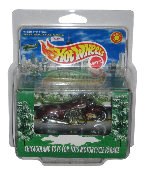 Hot Wheels Chicagoland Toys For Tots (2000) Motorcycle Parade Bike Vehicle