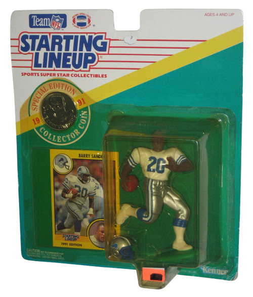 NFL Football Barry Sanders (1991) Starting Lineup Action Figure w/ Card