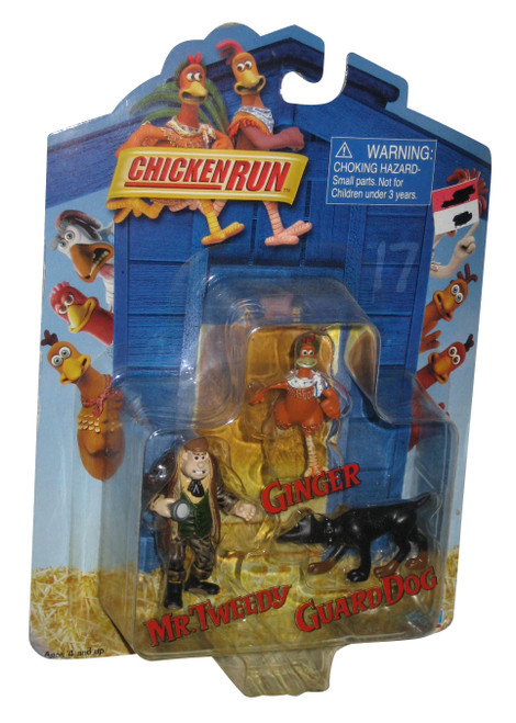 Chicken Run Guard Dog, Mr. Tweedy & Ginger (2000) Playmates Figure Set