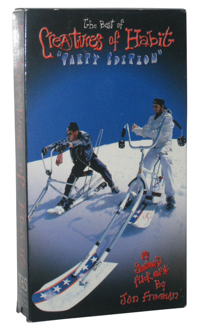 The Best of Creatures of Habit Party Edition (1998) Snowboard VHS Tape - (Jon Freeman)