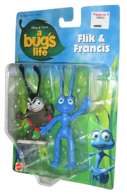 Disney Pixar A Bug's Life Bug Flik & Francis Mattel Figure Set