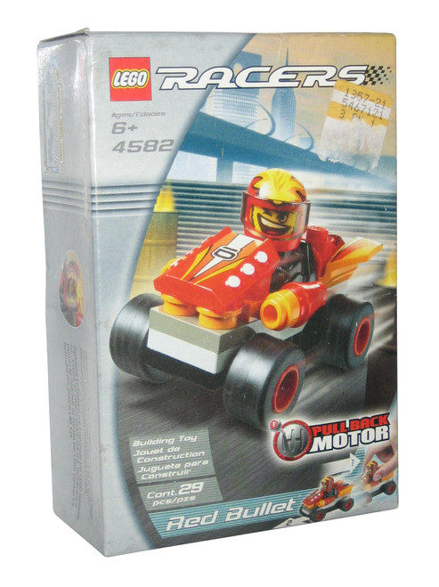 LEGO Racers Red Bullet Building Toy Set w/ Pullback Motor 4582