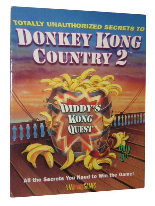 Nintendo Total Secrets To Donkey Kong Country 2 Strategy Guide Book