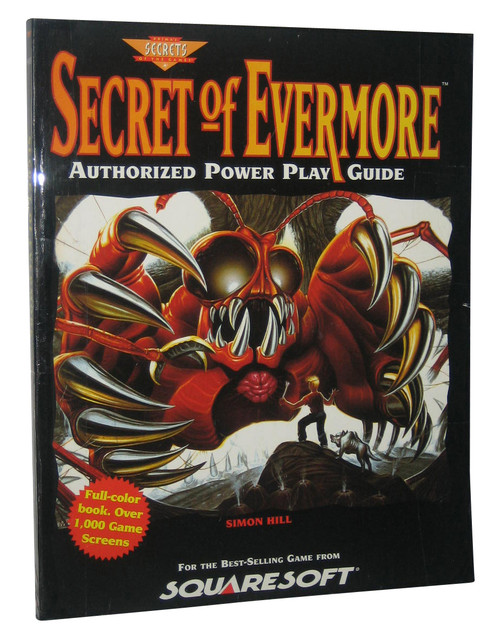 Secret of Evermore Authorized Power Play Prima Strategy Guide Book
