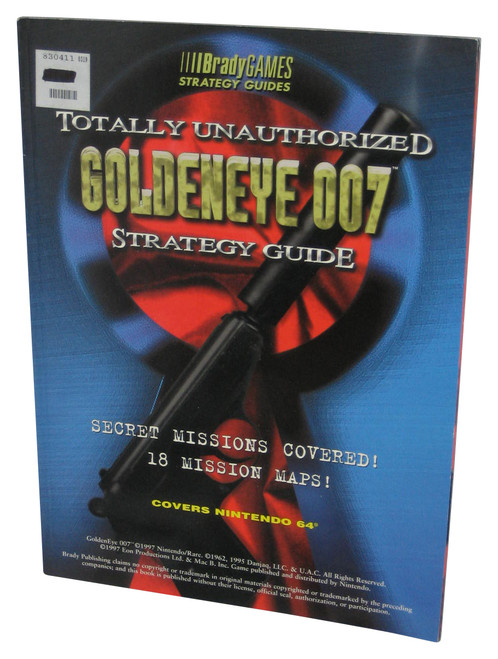 GoldenEye 007 Totally Unauthorized N64 Official Strategy Guide Book