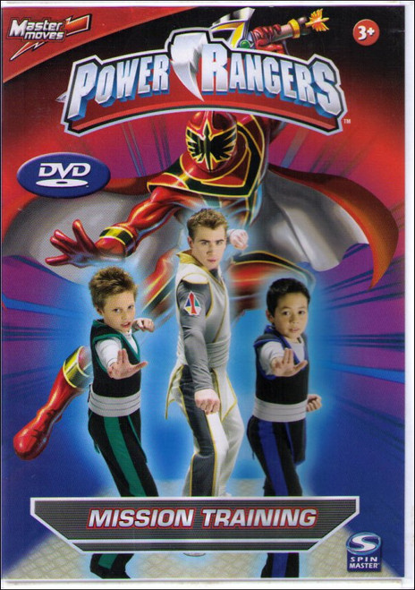 Power Rangers Mission Training Master Moves Kids DVD