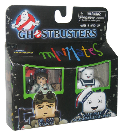 Ghostbusters Minimates Dr. Ray Stantz & Stay Puft Marshmallow Man Figure Set