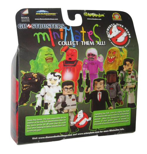 Ghostbusters Minimates Gooey Ray Stantz & Exploding Stay Puft Figure Set