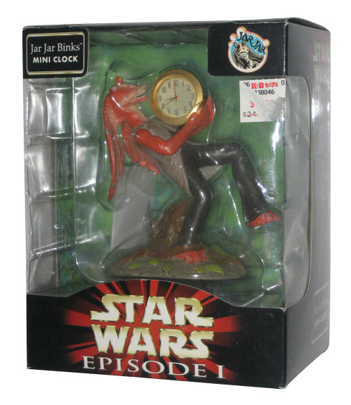 Star Wars Episode I Jar Jar Binks Mini Figure Clock
