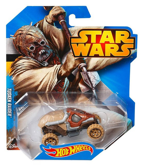 Star Wars Hot Wheels Tusken Raider Vehicle Die Cast Toy Car - (Blue Card)