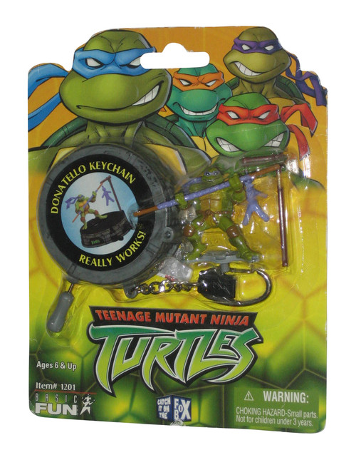 TMNT Donatello (2003) Basic Fun Really Works Keychain - (Teenage Mutant Ninja Turtles)