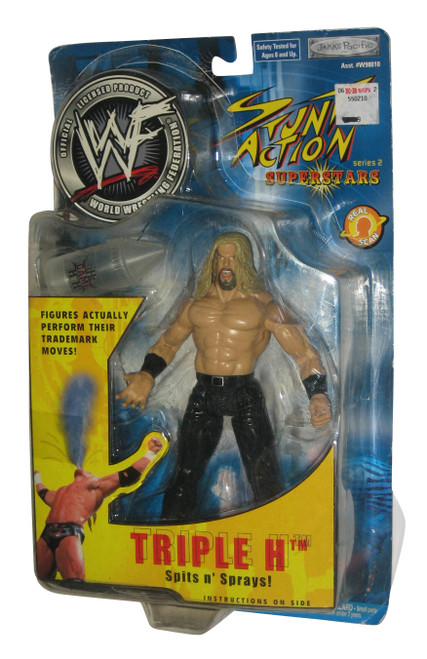 WWE Triple H Stunt Action (2002) Superstars Series 2 WWF Action Figure