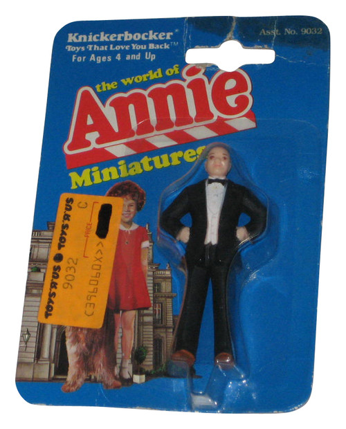 The World of Orphan Annie Daddy Warbucks (1982) Knickerbocker Mini Figure - (Damaged Packaging)