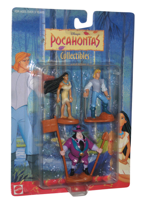 Disney Pocahontas John Smith & Ratcliffe Mattel Figure Set