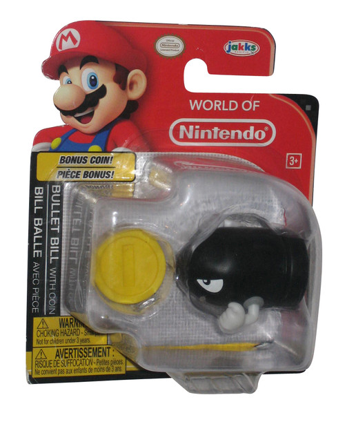 World of Nintendo Super Mario Bros. Bullet Bill Action Figure