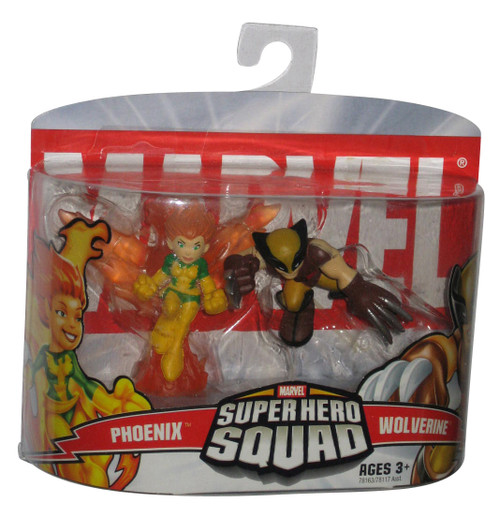 Marvel Super Hero Squad Squad Wolverine & Phoenix Figure Set