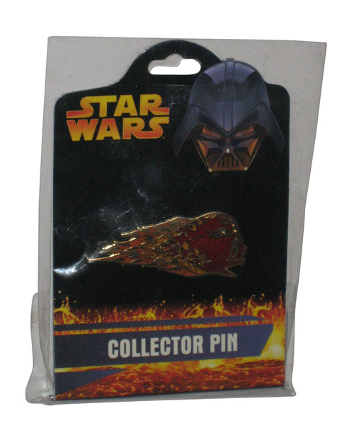 Star Wars Darth Vader Profile Flames Emblem Pin - (Revenge of the Sith 2005 Collection)