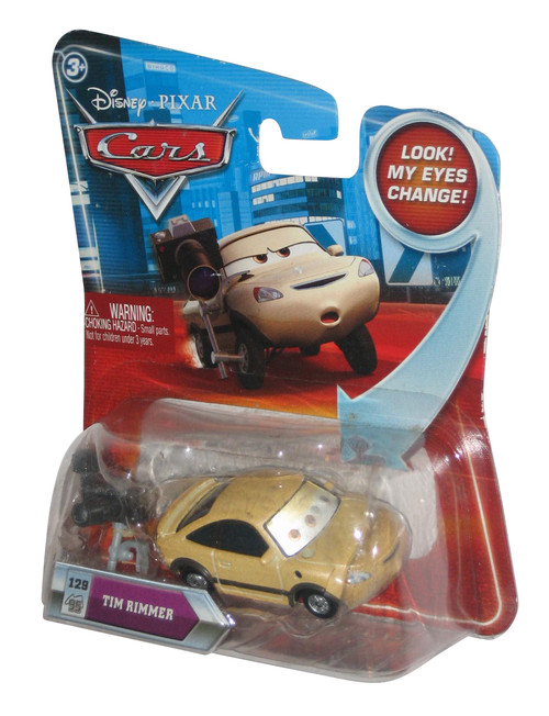 Disney Pixar Cars Lenticluar Eyes Change Tim Rimmer Die Cast Toy Car #129