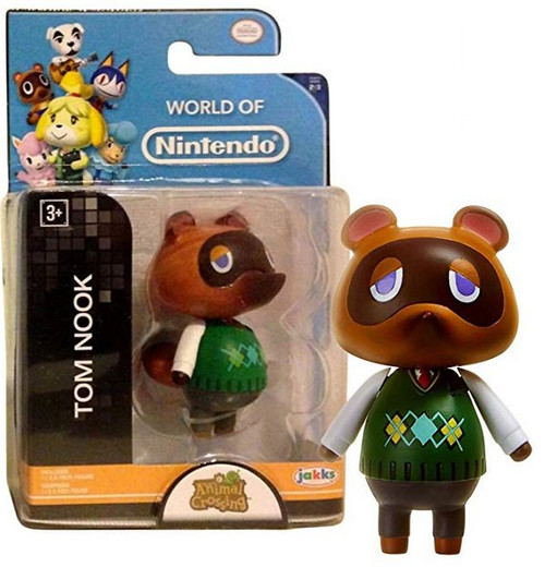 World of Nintendo Animal Crossing Tom Nook Jakks Pacific Figure