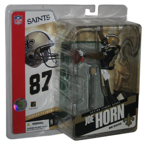 NFL Football Sports Picks Series 11 McFarlane Toys Joe Horn Figure - (New Orleans Saints White Jersey)