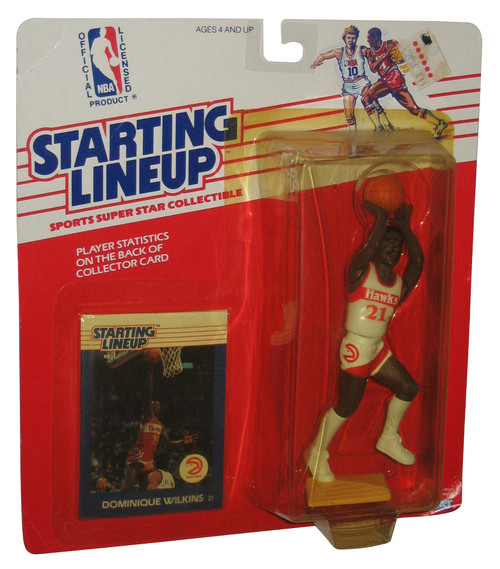 NBA Basketball Dominique Wilkins 1988 Starting Lineup Figure