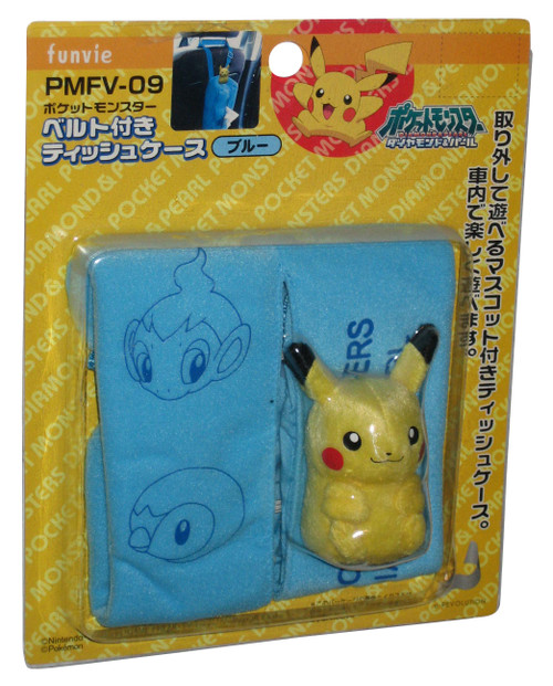 Pokemon Takara Tomy Japan Pikachu Car Seat Tissue Pouch Holder