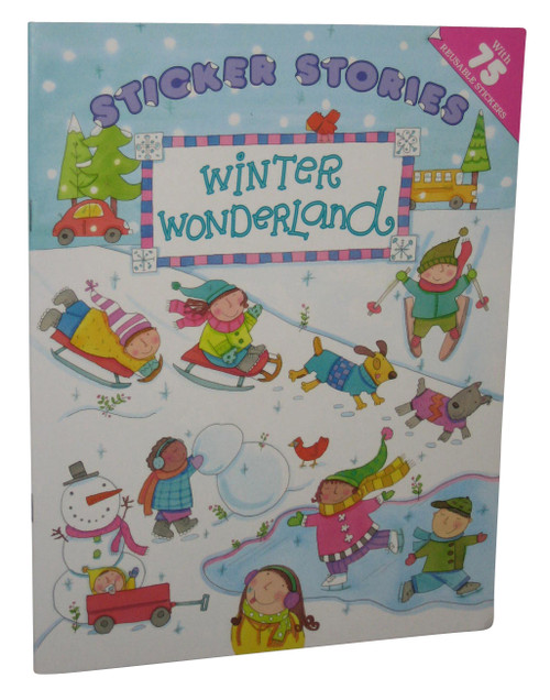 Winter Wonderland Sticker Stories Paperback Book - (75 Reusable Stickers)