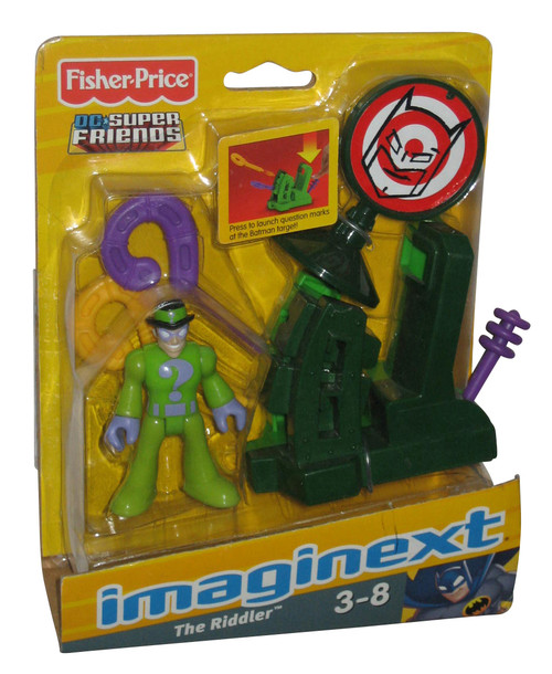 DC Super Friends Fisher-Price Imaginext The Riddler Toy Figure w/ Launcher