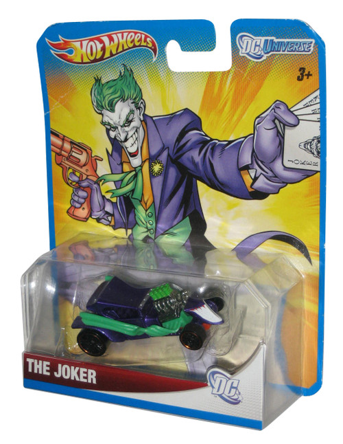 DC Universe Hot Wheels Batman The Joker (2012) Mattel 1:64 Toy Car