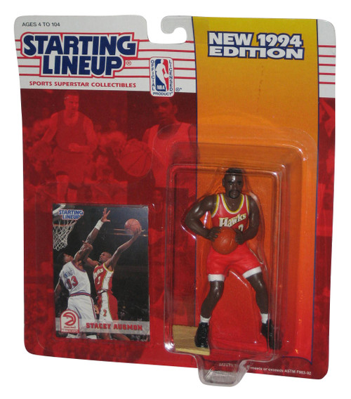 NBA Basketball Stacey Augmon Hawks (1994) Starting Lineup Kenner Figure