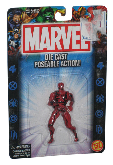 Marvel Spider-Man Carnage Die-Cast Poseable Toy Biz Mini Figure