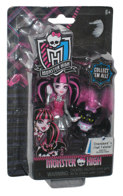 Monster High Draculaura & Count Fabulous Collectible Mini Figure Set