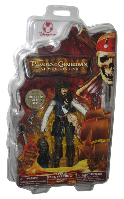 Pirates of The Caribbean At World's End Jack Sparrow Disney Store Figure