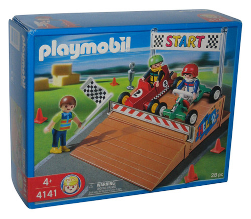 Playmobil Transport GoCart Race Compact Figure Toy Set 4141