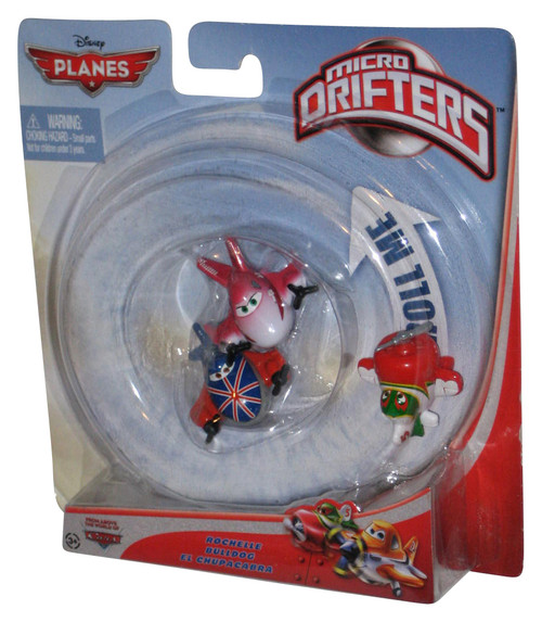 Disney Planes Micro Drifters (2012) Rochelle Bulldog El Chupacabra Toy Set 3-Pack