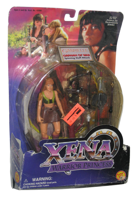 Xena Warrior Princess Gabrielle Toy Biz Figure w/ Spinning Attack Staff