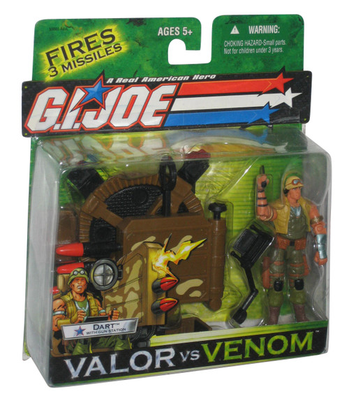GI Joe Valor vs. Venom Dart Hasbro Action Figure w/ Gun Station Toy