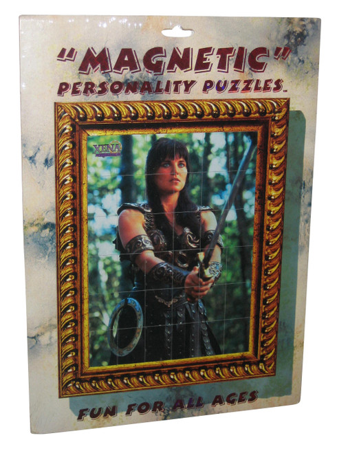 Xena Warrior Princess Holding Sword Magnetic Personality (1998) Omnitech Puzzle