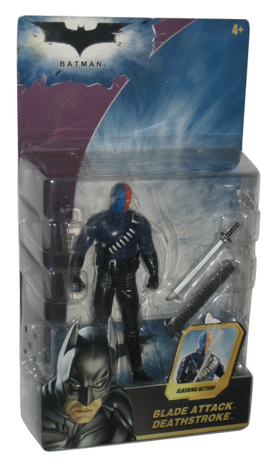 DC Batman Dark Knight Movie Blade Attack Deathstroke Mattel Figure