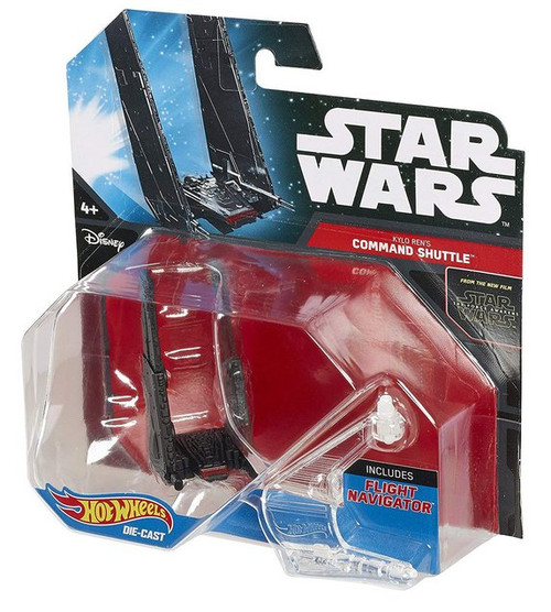 Star Wars Hot Wheels Kylo Ren's Command Shuttle Starships Toy Vehicle