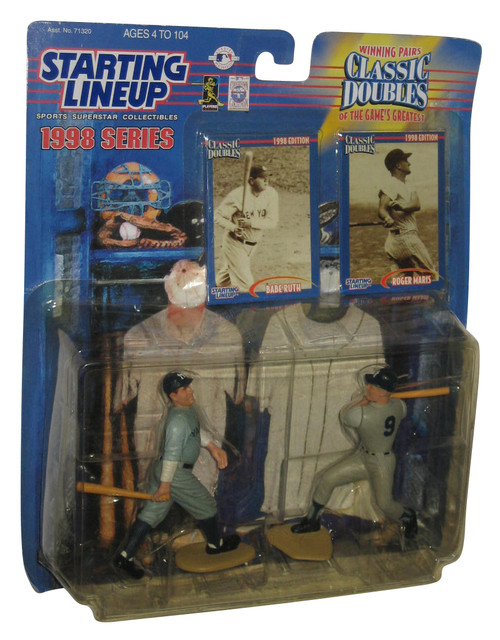 MLB Baseball Classic Doubles Starting Lineup (1998) Babe Ruth & Roger Maris Figure Set